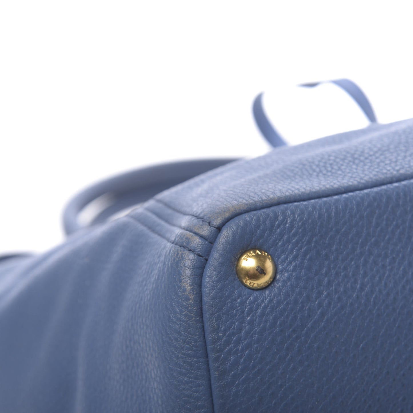 Vitello Daino Side Pocket Tote Cobalto