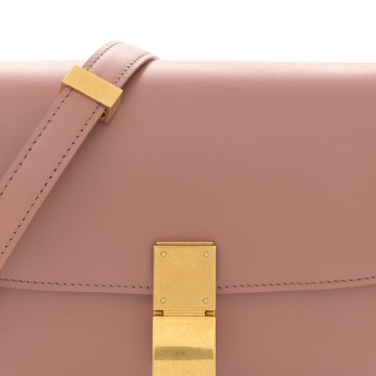 Celine Box Calfskin Teen Classic Box Flap Bag Antique Rose 8 of 14