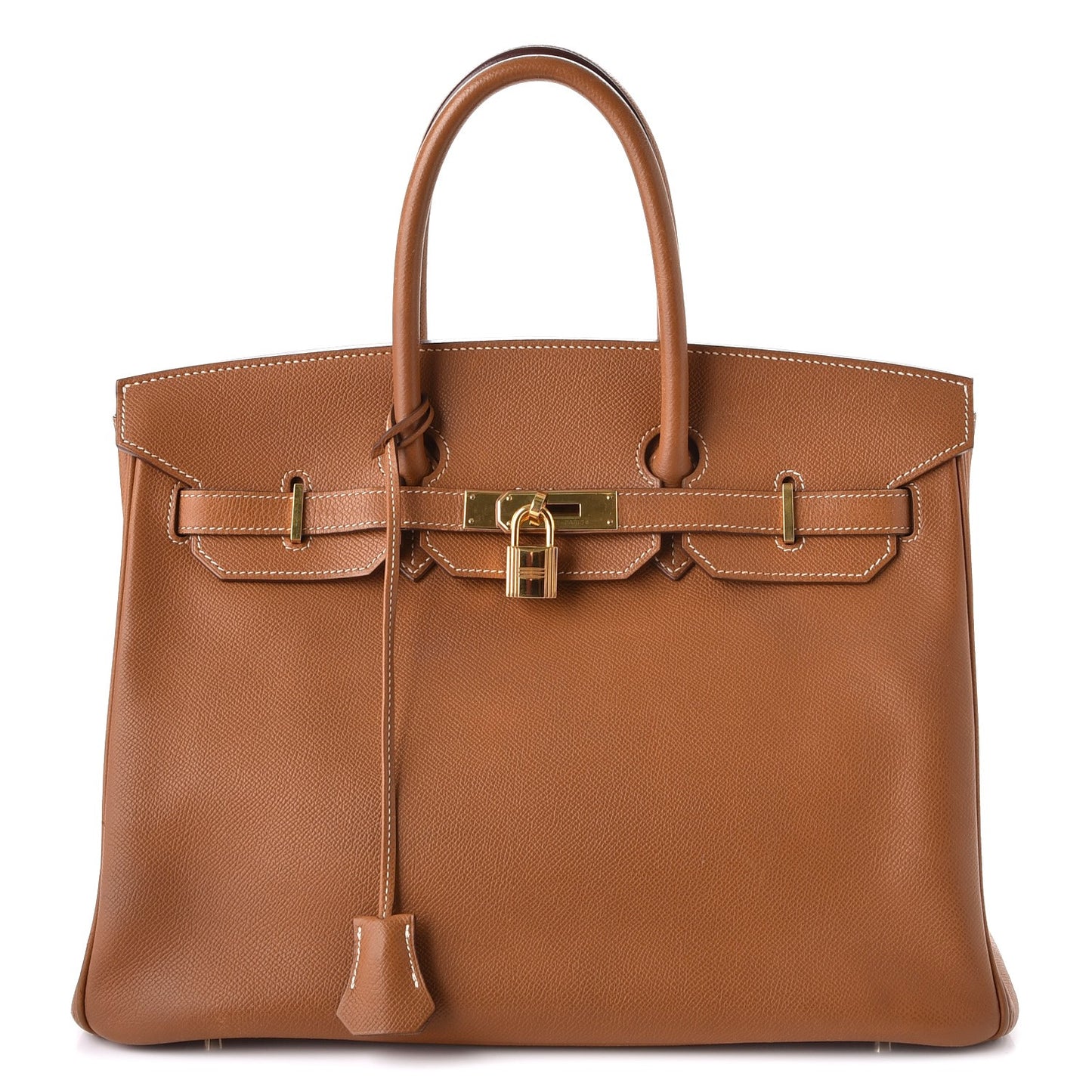 Epsom Birkin 35 Gold