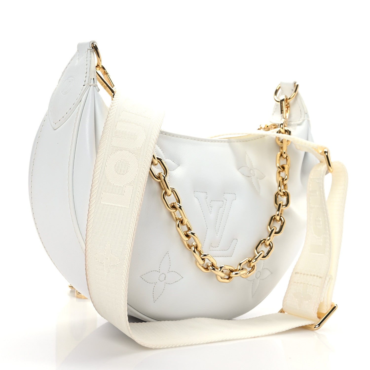 Louis Vuitton Calfskin Bubblegram Over The Moon Snow 3 of 8