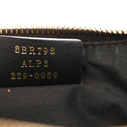 Fendi Fabric Jacquard Vitello Grace FF 1974 Small Fendigraphy Hobo Bag Tobacco Moro Ebano 6 of 10