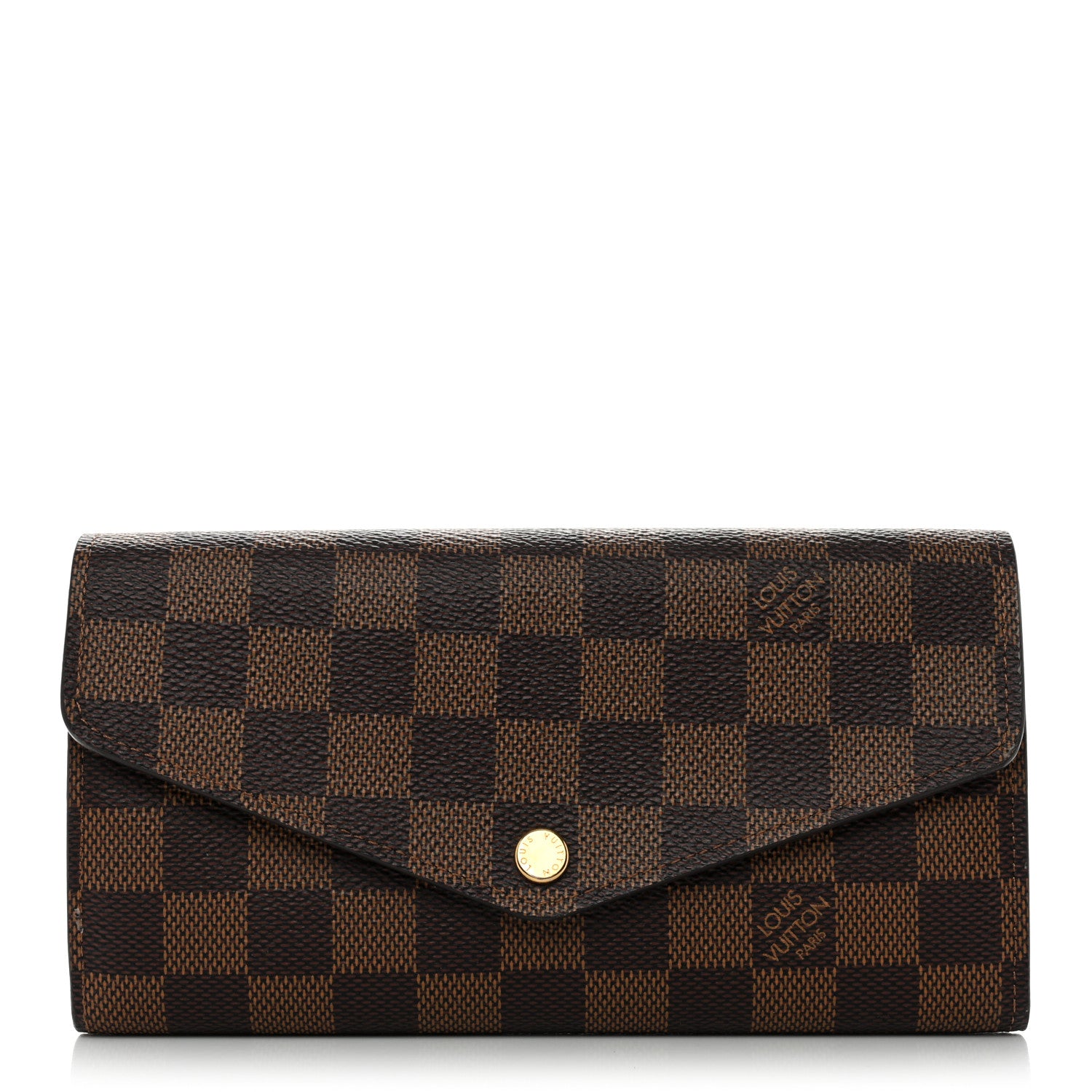 Louis Vuitton Damier Ebene Sarah Wallet NM 1 of 7