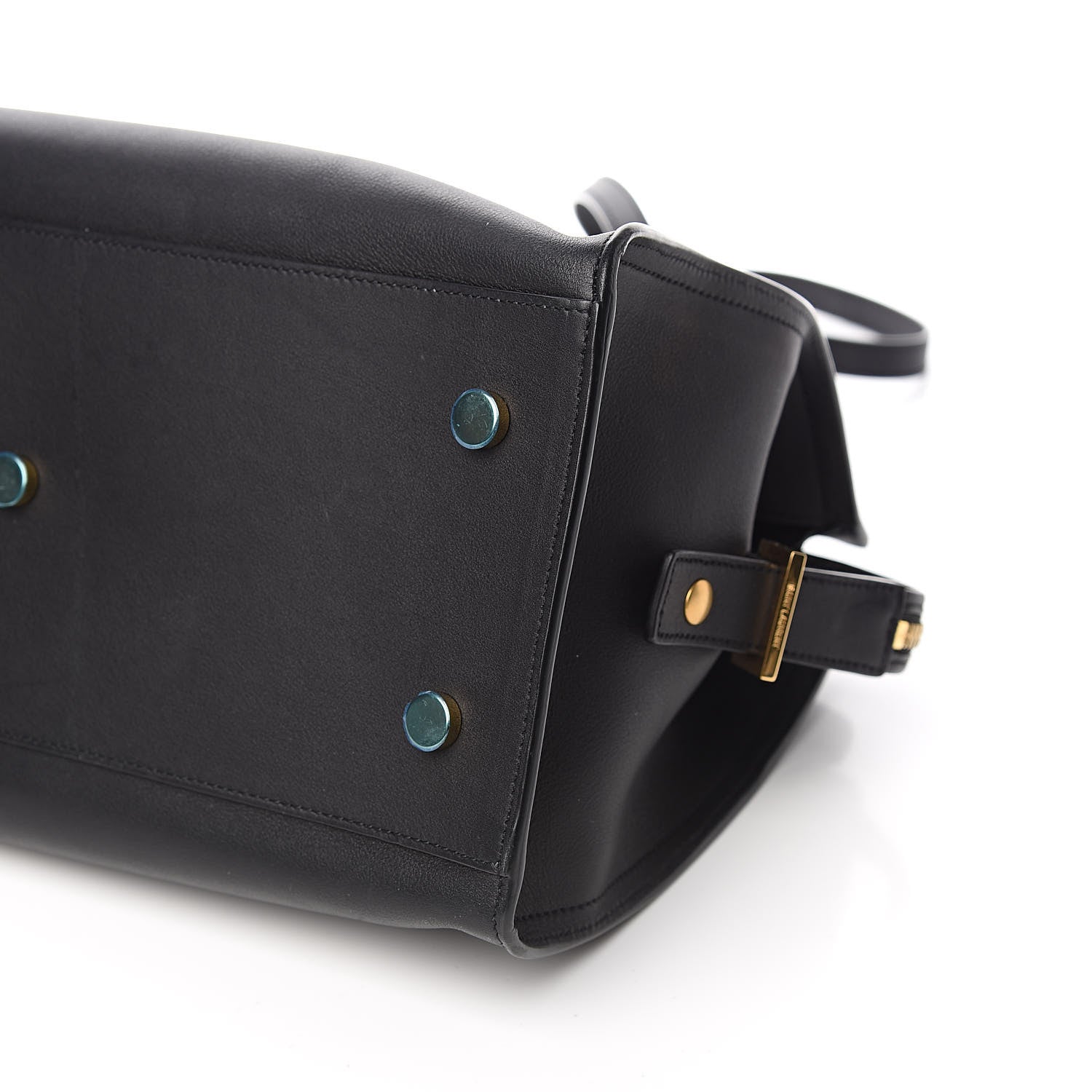 Saint Laurent Smooth Calfskin Small Monogram Cabas Black 8 of 10