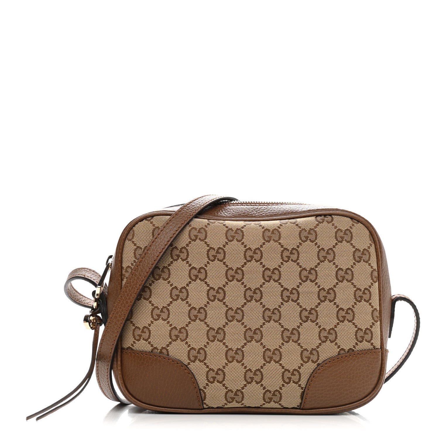 Gucci Monogram Mini Bree Messenger Bag Beige Tabacco 1 of 12