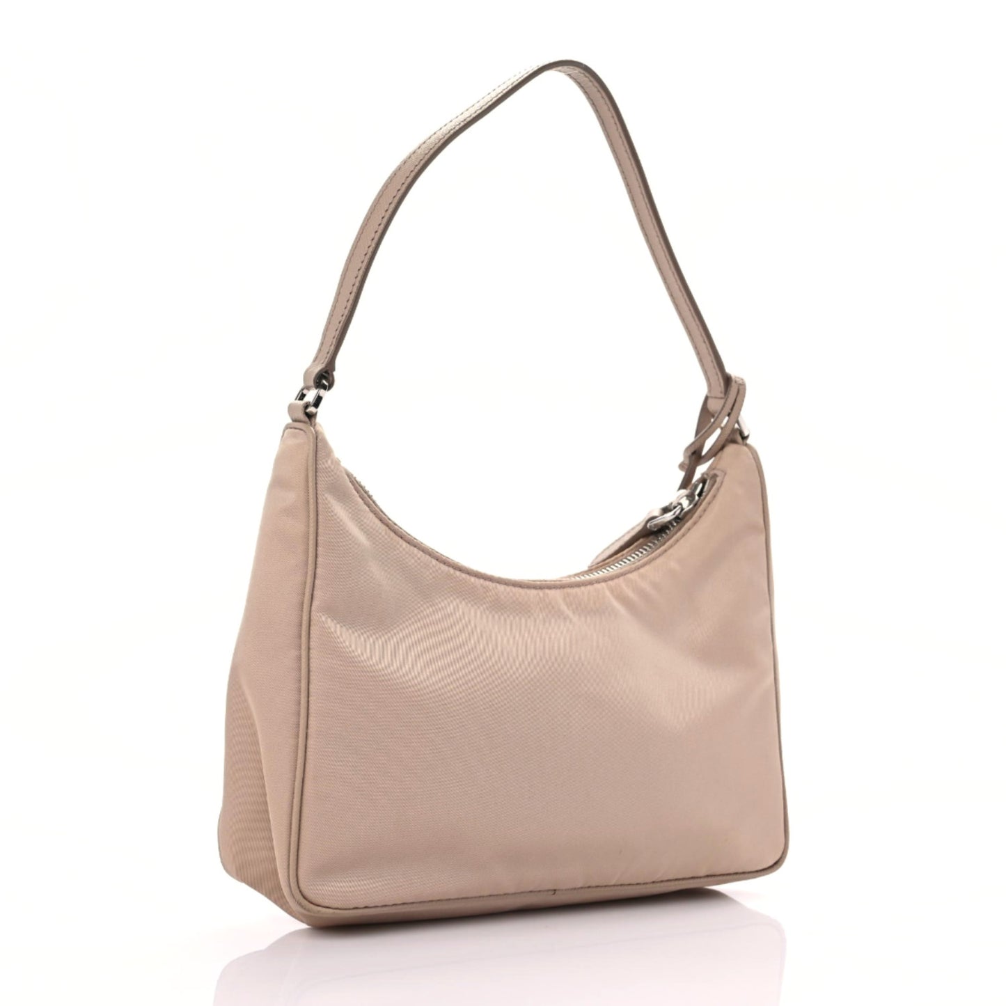 Re-Nylon Saffiano Mini Re-Edition 2005 Bag Cammeo