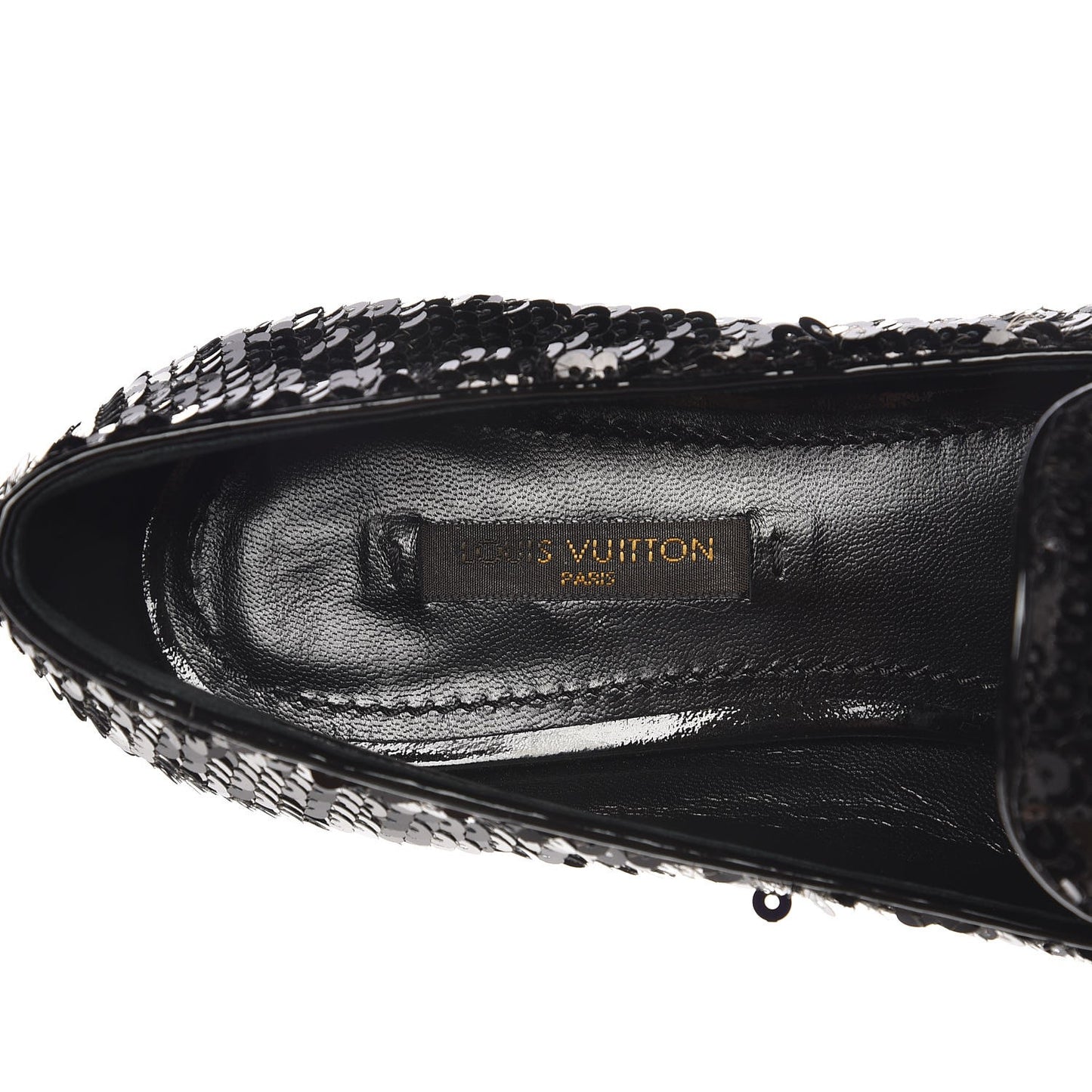 Sequin Loafers 37.5 Black