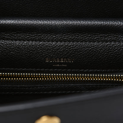 Burberry Grainy Calfskin Small Title Bag Black 8 of 10