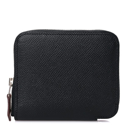 Hermes Epsom Silk'in Compact Wallet Black 1 of 7