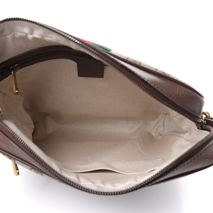 Gucci GG Supreme Monogram Web Medium Ophidia Messenger Bag Brown 5 of 9
