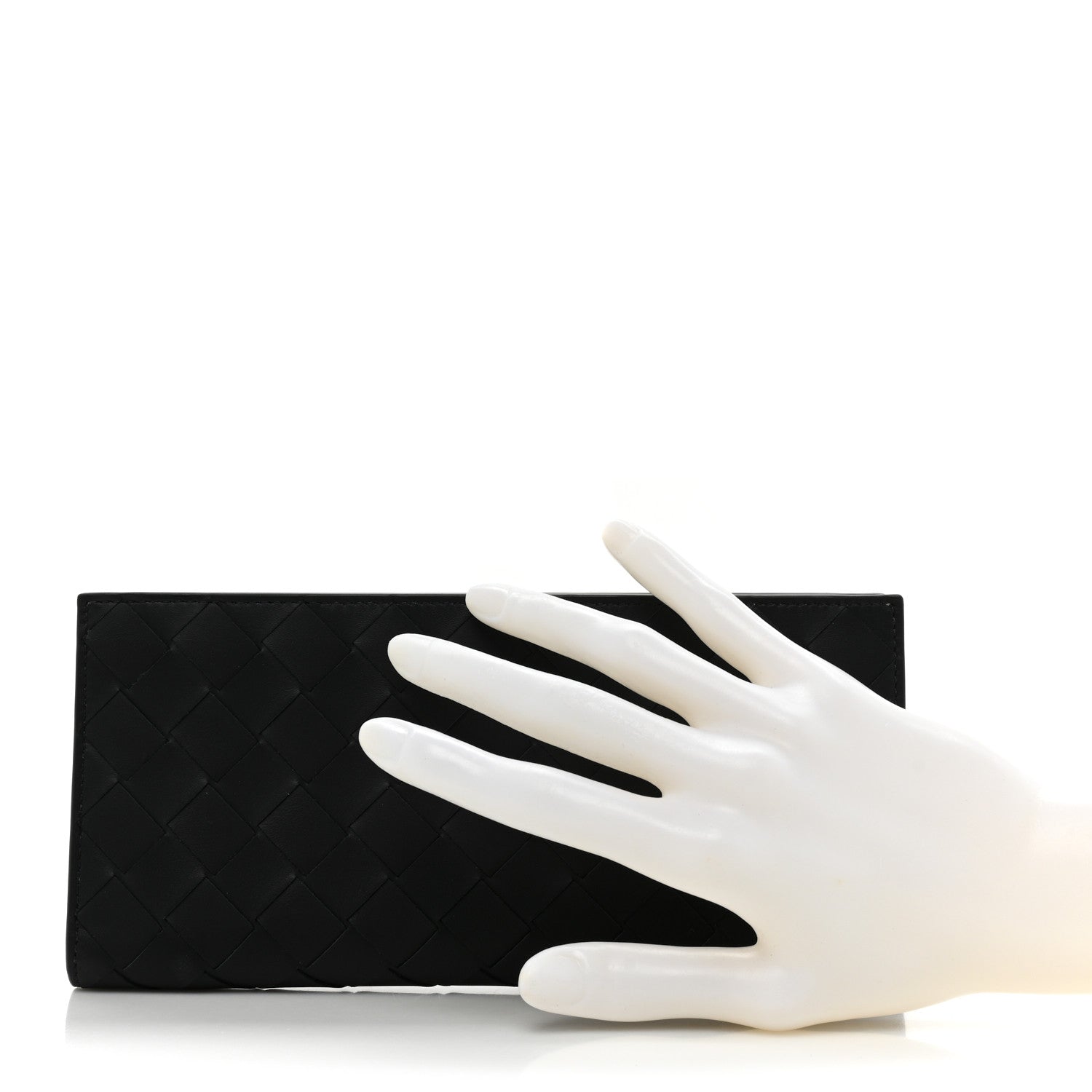 Bottega Veneta Nappa Intrecciato Zip Wallet Black 2 of 11