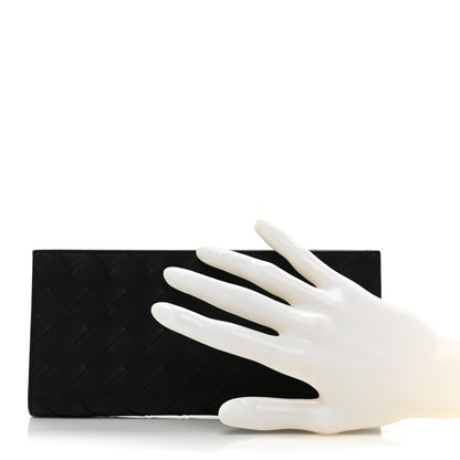 Bottega Veneta Nappa Intrecciato Zip Wallet Black 2 of 11