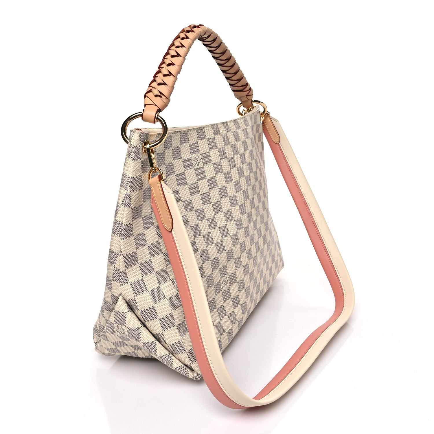 Louis Vuitton Damier Azur Beaubourg Hobo MM 3 of 9