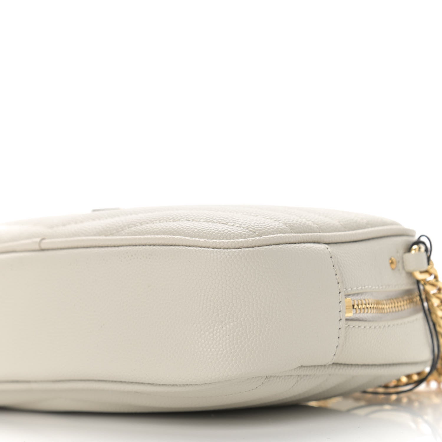 Saint Laurent Grain De Poudre Matelasse Monogram Mini Lou Camera Bag Crema Soft 9 of 9
