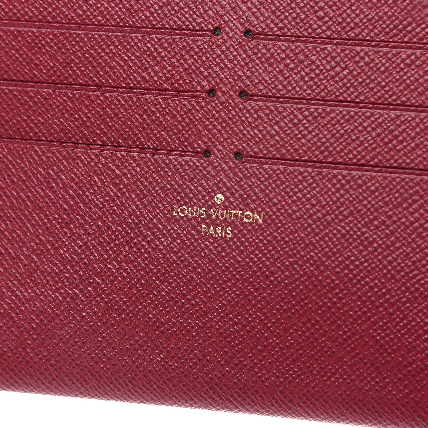 Calfskin Felicie Card Holder Insert Fuchsia