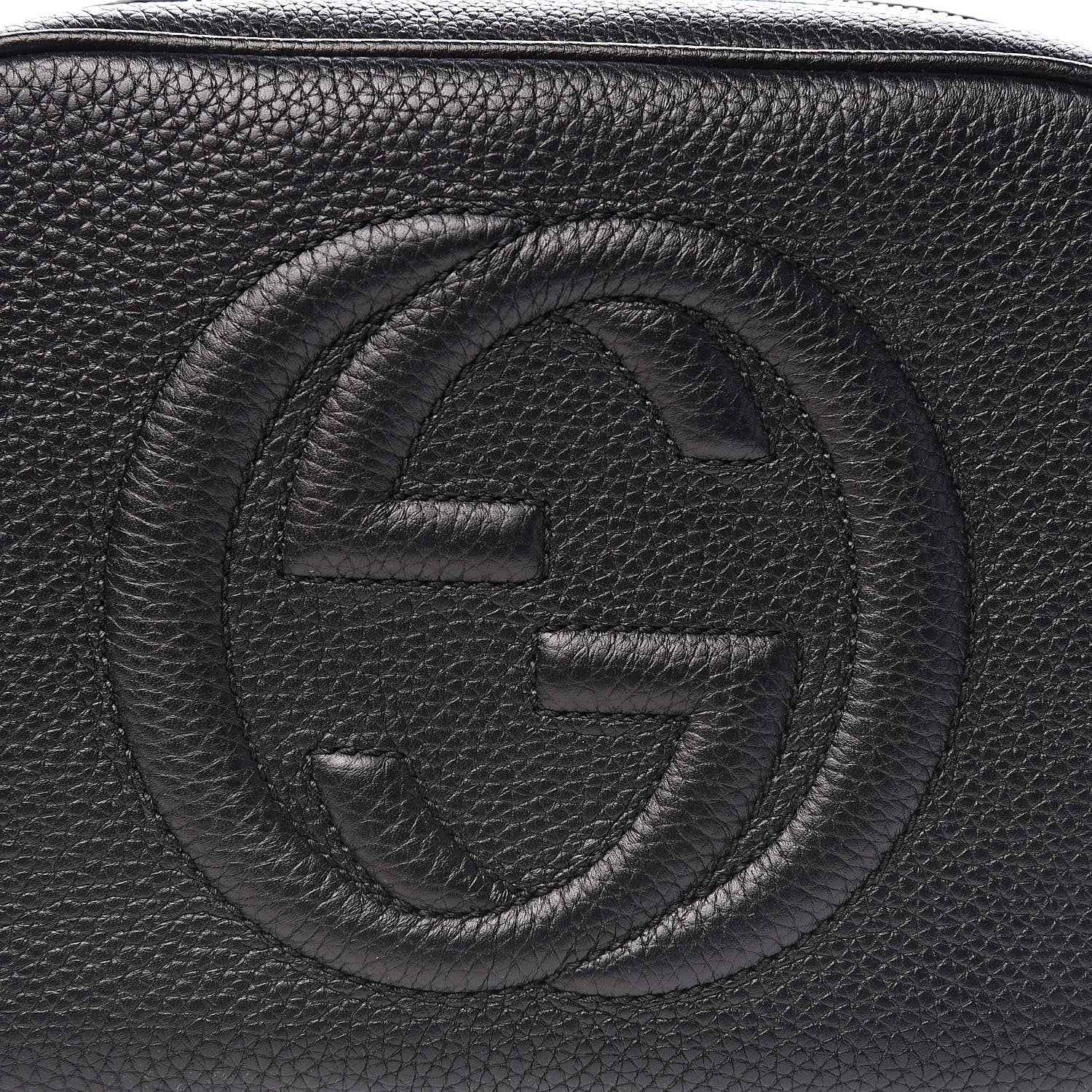 Gucci Pebbled Calfskin Small Soho Disco Bag Black 10 of 10