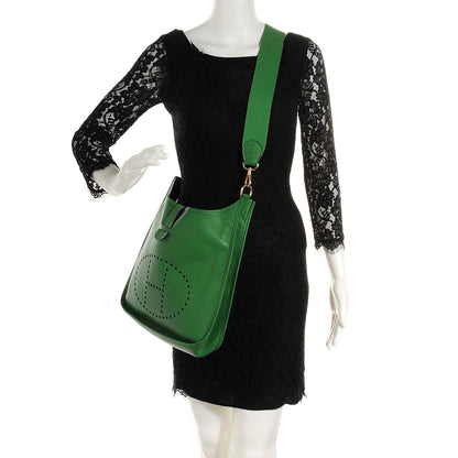 Hermes Courchevel Evelyne GM Vert Clair 5 of 12