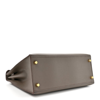 Hermes Epsom Kelly Sellier 28 Etain 7 of 31