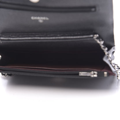 Chanel Caviar Quilted Wallet On Chain WOC Black 5 of 12