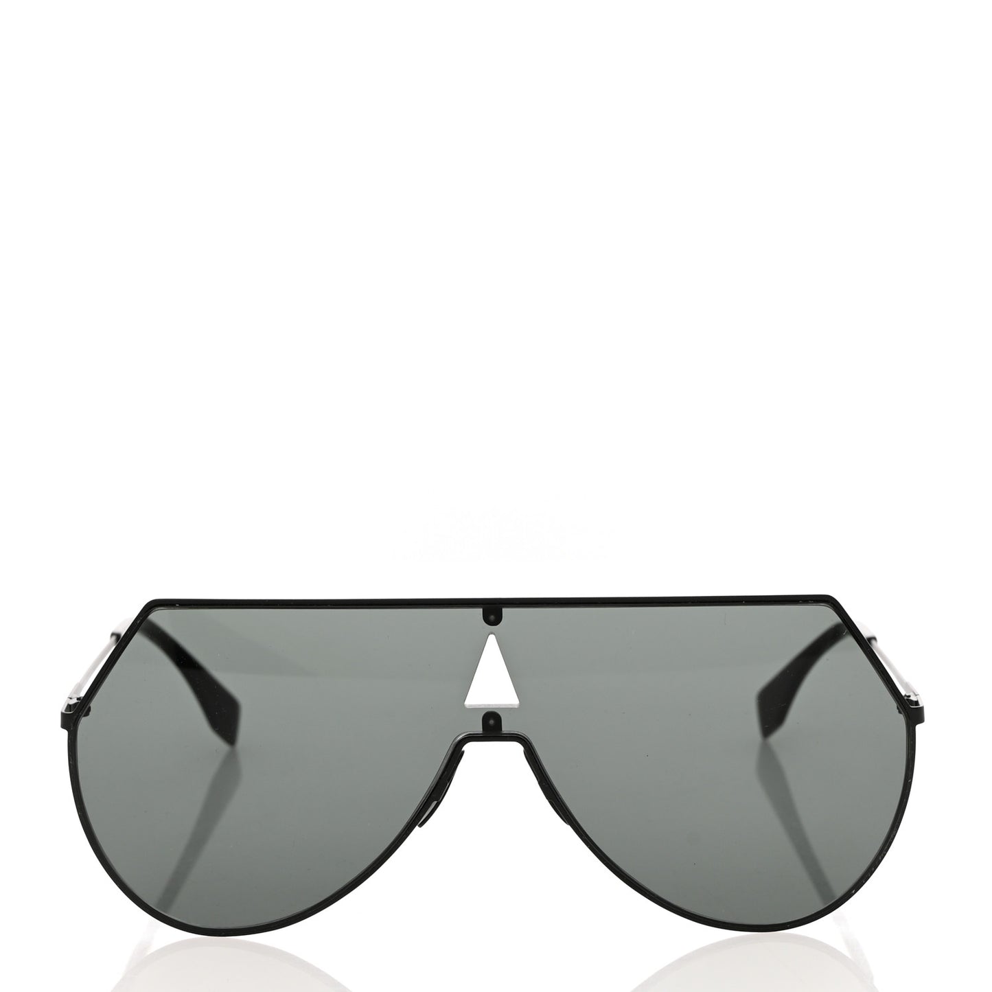 Metal Mirrored Eyeline Sunglasses FF 0193/S Black