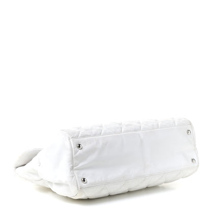 Chanel Quilted Lambskin Large Hidden Chain Flap Bag White 3 of 13