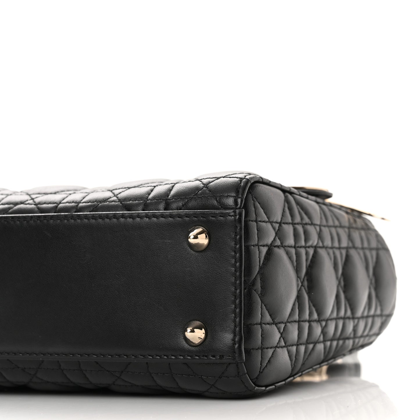Lambskin Cannage Small My ABCDior Lady Dior Black