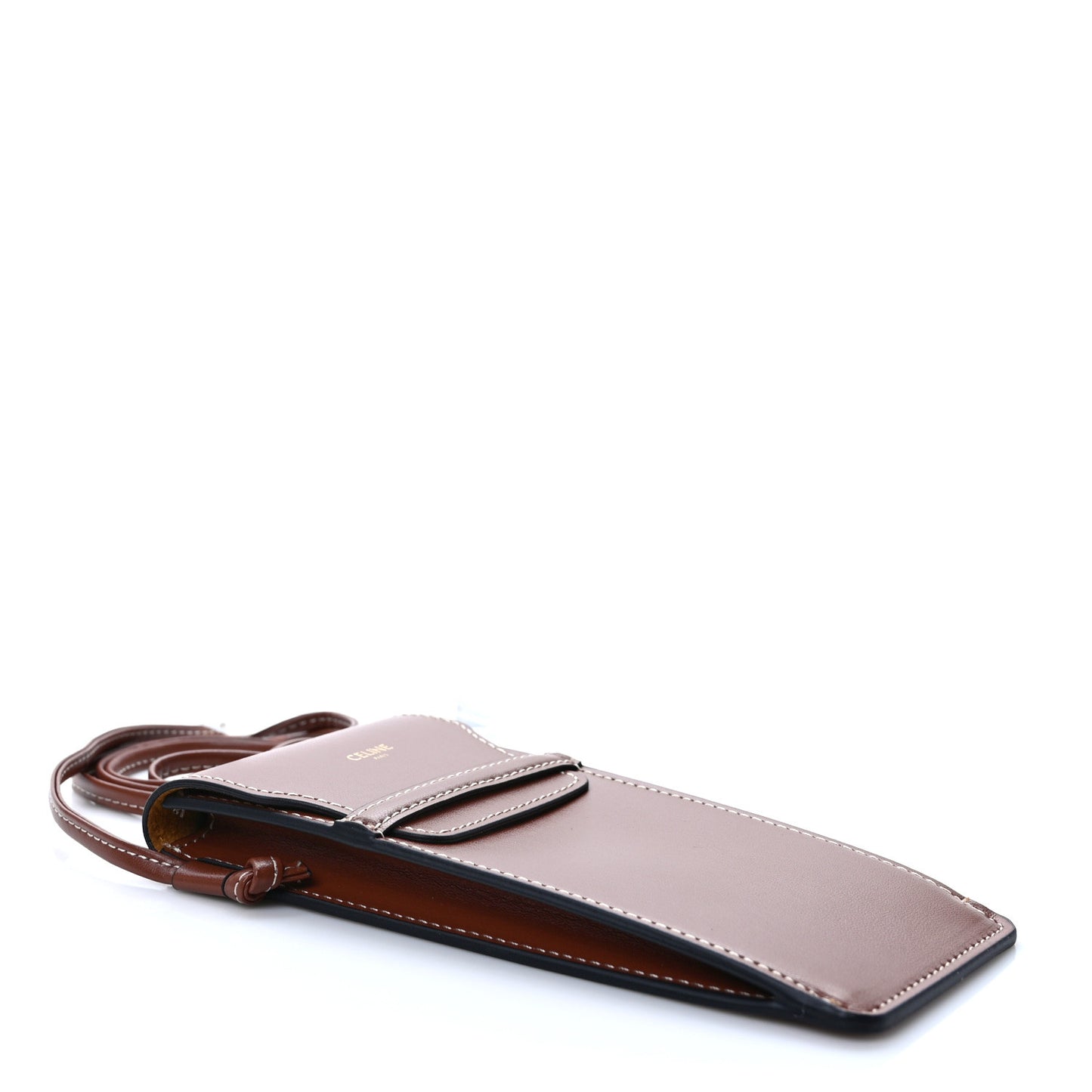 Smooth Calfskin Sunglasses Pouch Tan