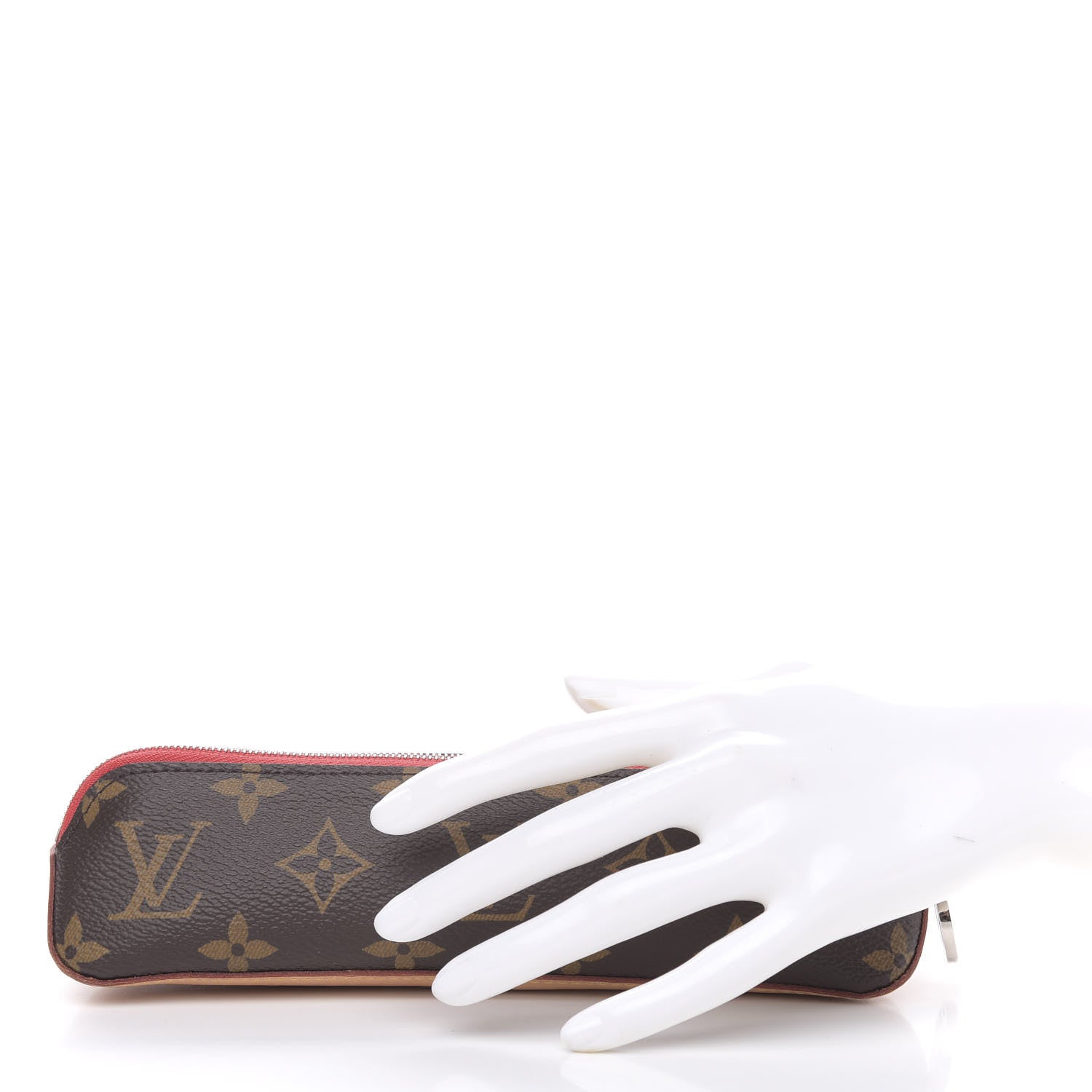 Louis Vuitton Monogram Elizabeth Pencil Pouch Red 2 of 10