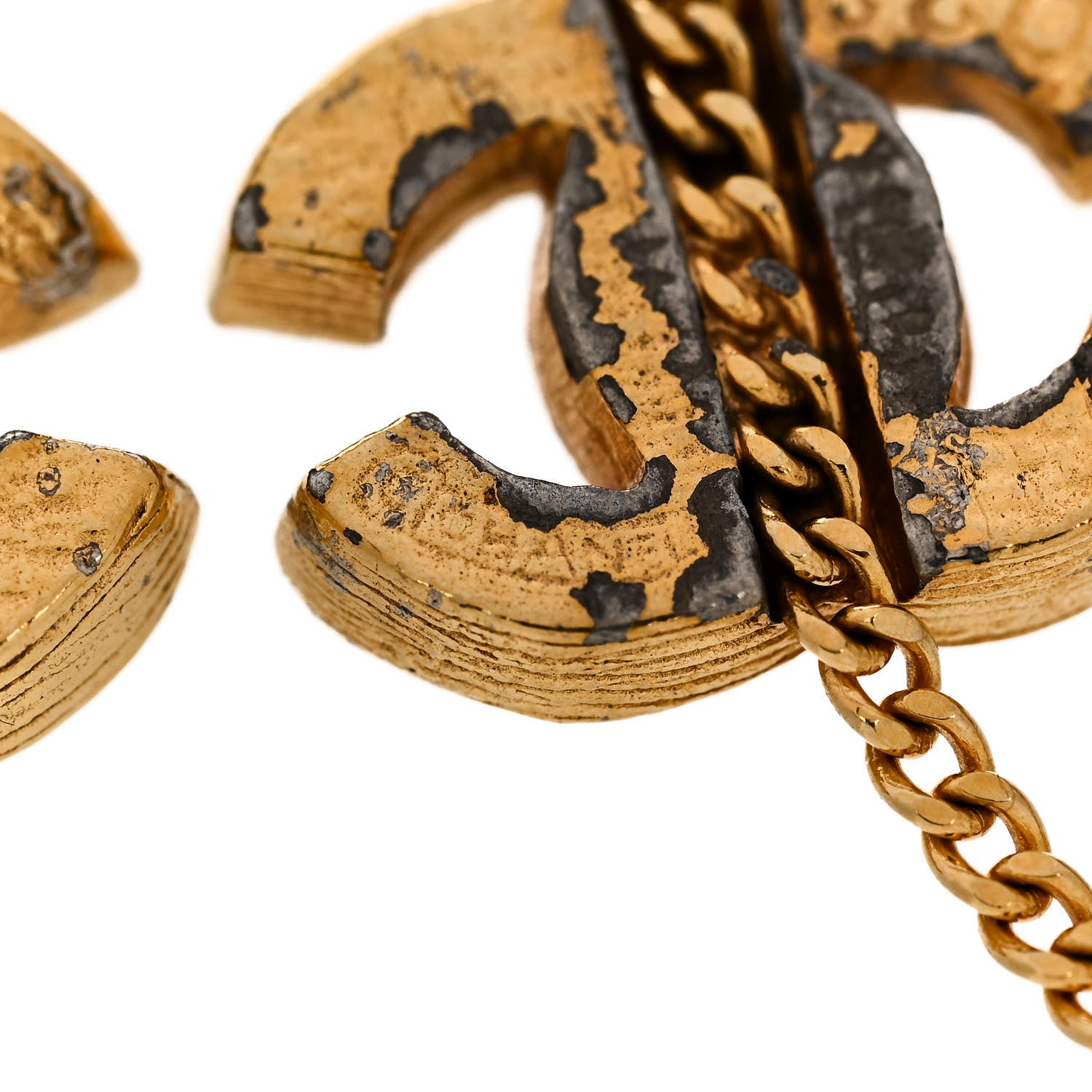 Chanel Crystal CC Chain Bracelet Gold 5 of 7