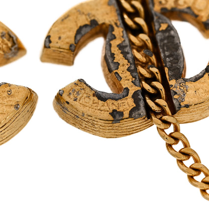Chanel Crystal CC Chain Bracelet Gold 5 of 7