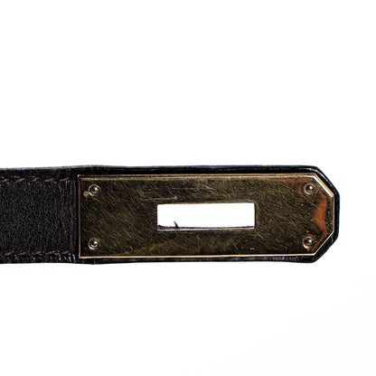 Hermes Box Kelly Retourne 32 Chocolate 27 of 53