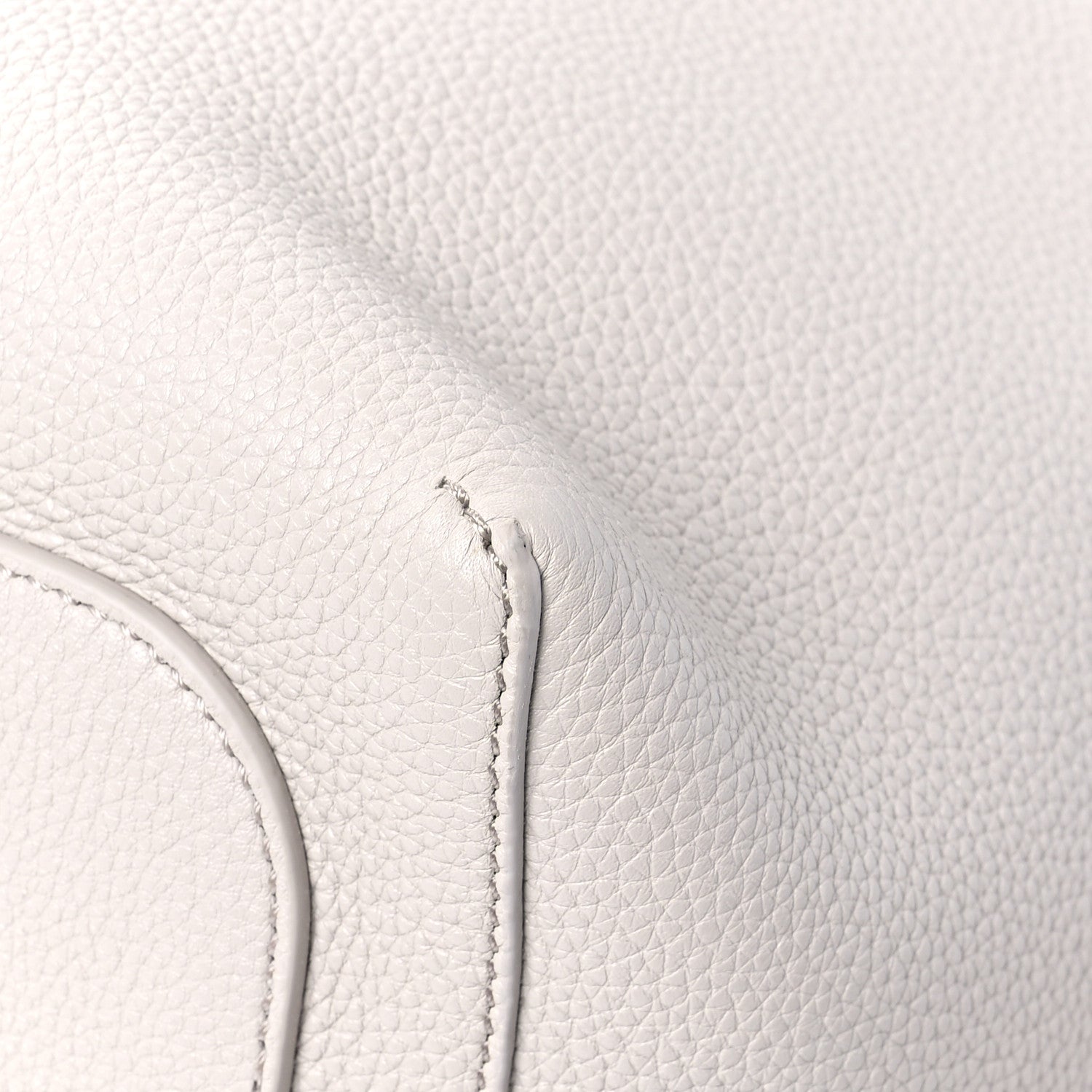 Loro Piana Grained Calfskin Large Bale Bag Stone 12 of 12