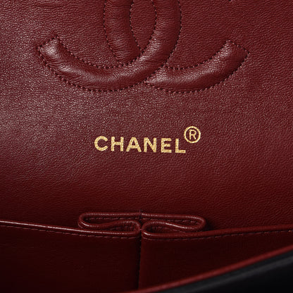 Chanel Lambskin Quilted Medium Double Flap Black 6 of 14