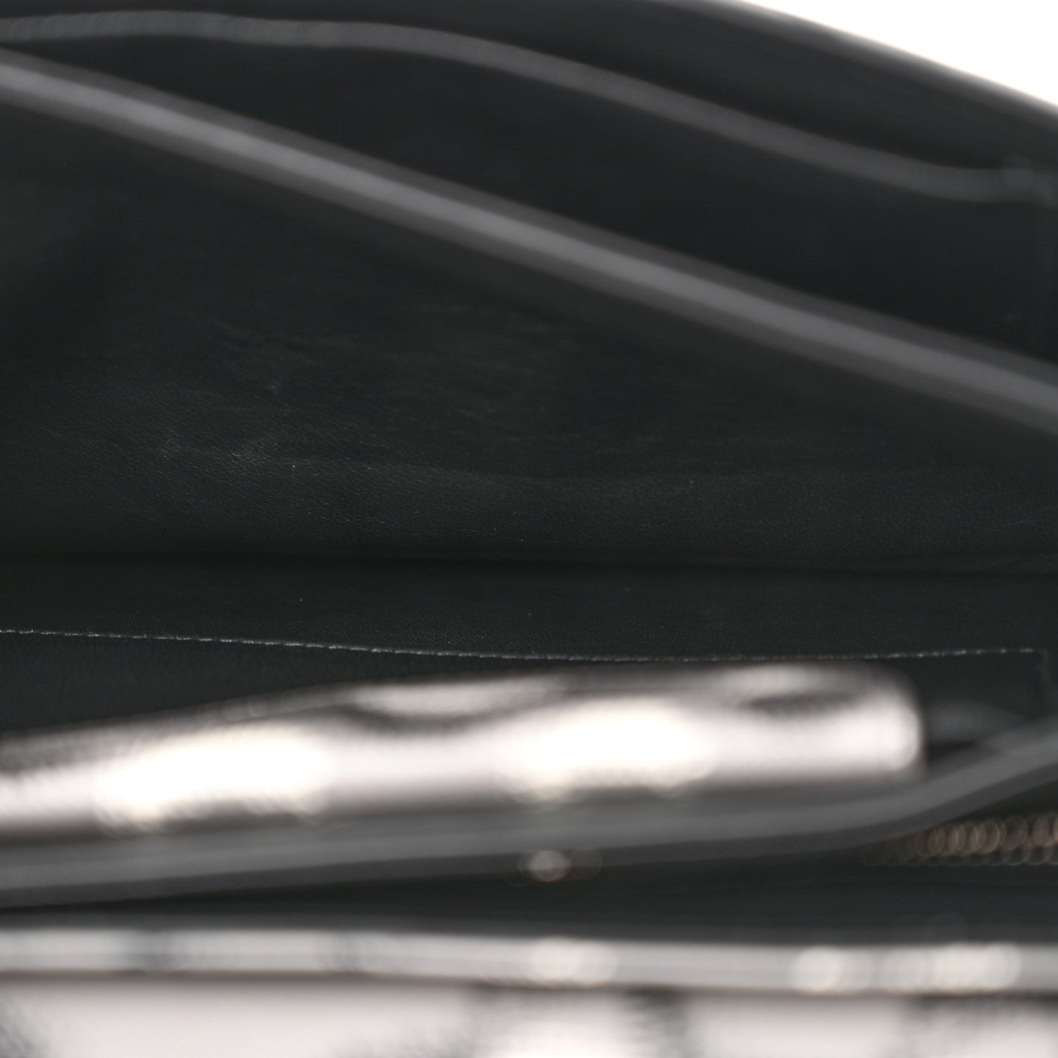 Prada Saffiano Molecule Print Top Handle Flap Bag Ematite 6 of 14