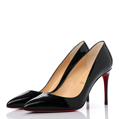 Christian Louboutin Patent Pigalle Follies 85 Pumps 37.5 Black 3 of 8