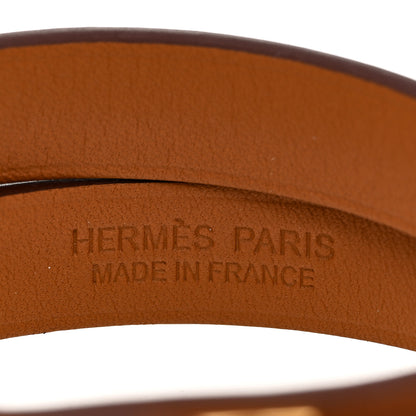 Hermes Swift Mini Kelly Double Tour Bracelet T1 Gold 3 of 5