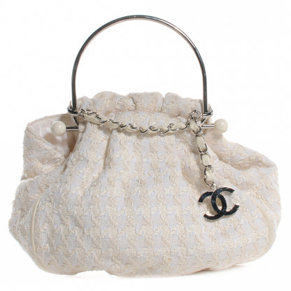 Chanel Tweed Boucle Knitting Bag Ivory 1 of 8