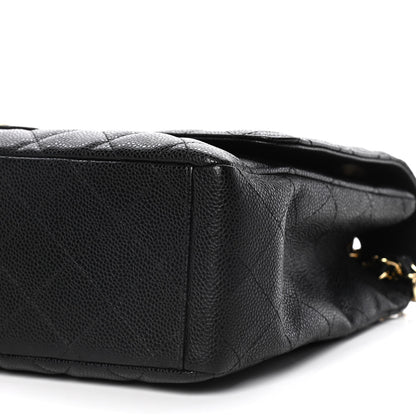 Chanel Caviar Quilted Maxi Single Flap Black 9 of 9