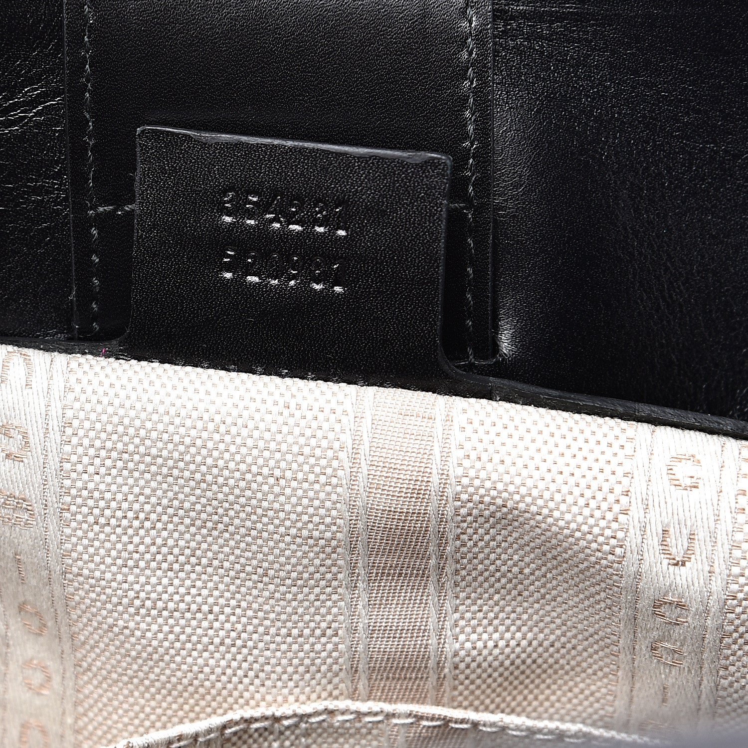 Gucci Calfskin Bright Diamante Large Top Handle Bag Black 6 of 10