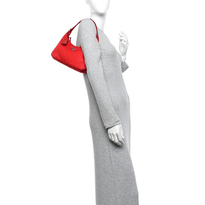 Prada Tessuto Nylon Mini Re-Edition 2000 Bag Rosso 2 of 12
