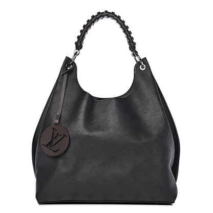 Louis Vuitton Mahina Carmel Hobo Black 1 of 11