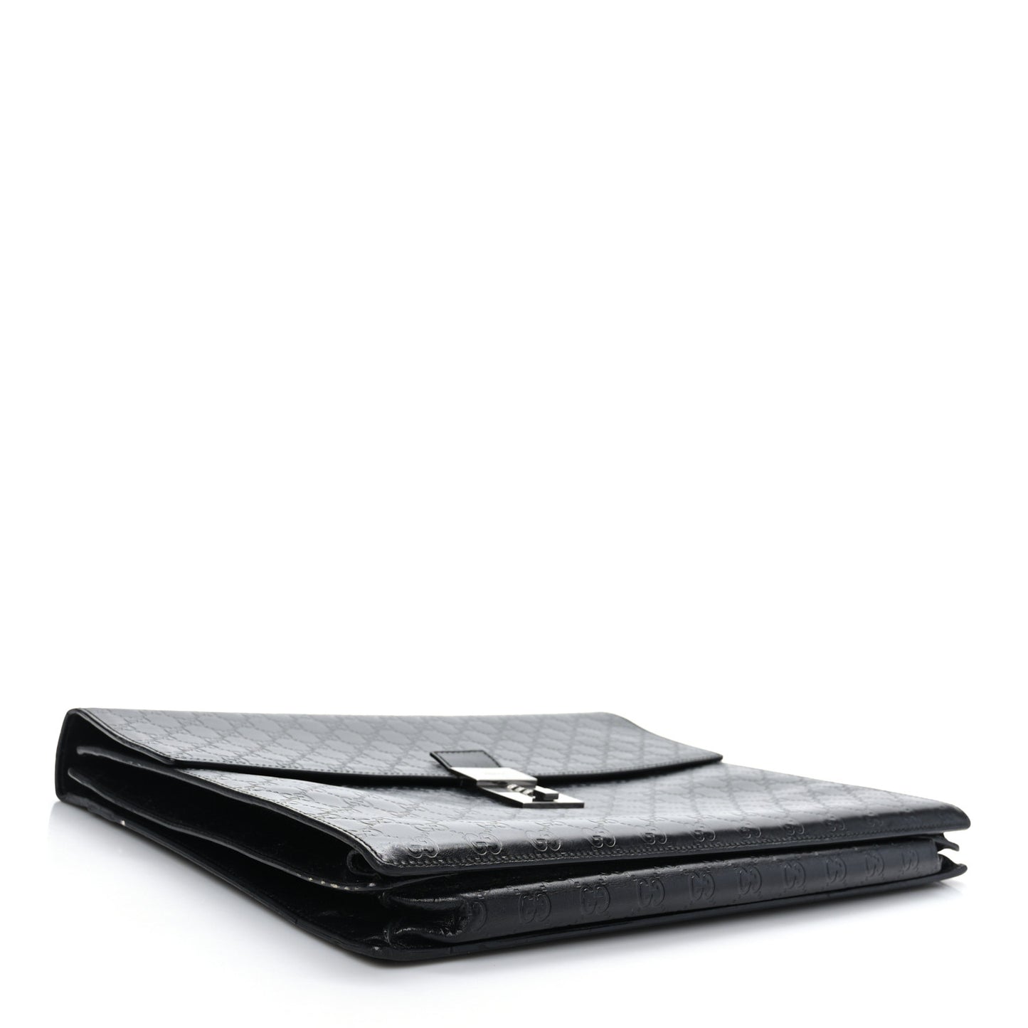 Guccissima Large Laptop Briefcase Black