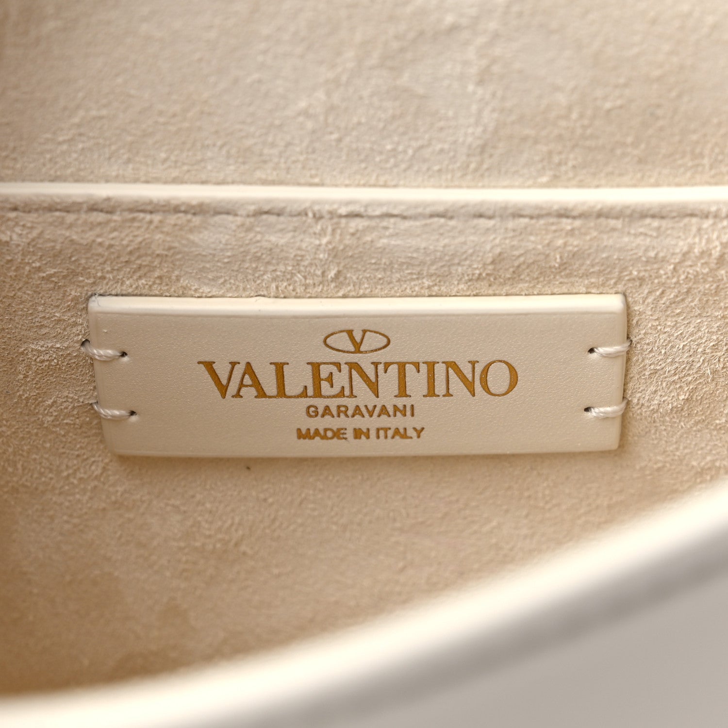 Valentino Garavani Smooth Calfskin Small VLogo Shoulder Bag White 6 of 9