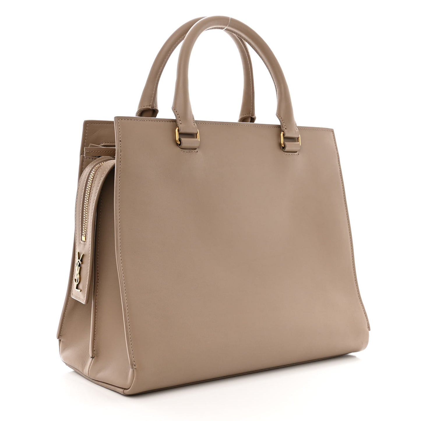 Smooth Calfskin Medium East Side Tote Beige