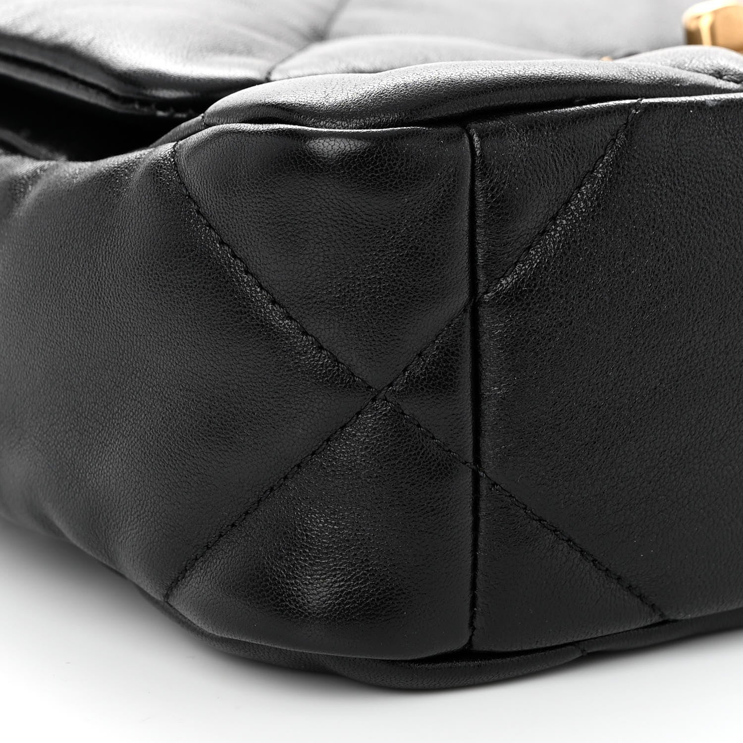 Chanel Lambskin Quilted Medium Chanel 19 Flap Black 9 of 10