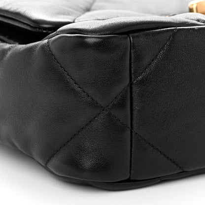 Chanel Lambskin Quilted Medium Chanel 19 Flap Black 9 of 10