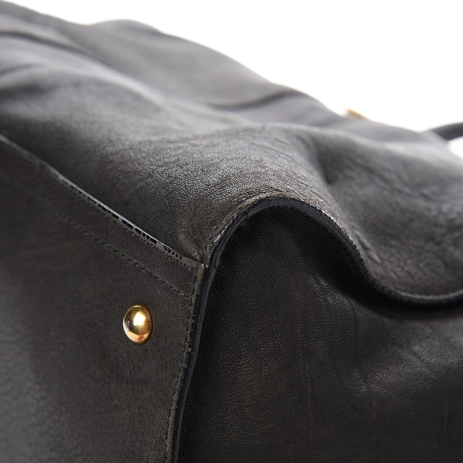 Saint Laurent Sheepskin Large Cabas ChYc Black 13 of 16