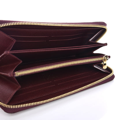 Louis Vuitton Damier Paillettes Zippy Wallet Red 5 of 7