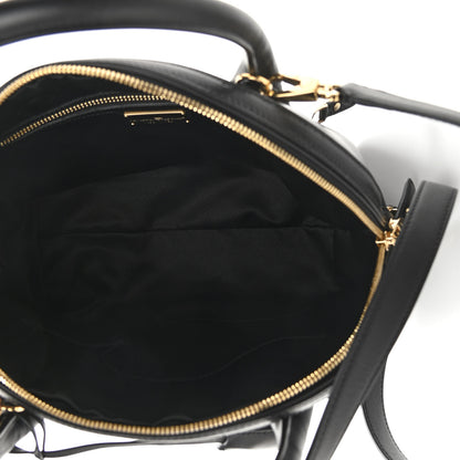 Salvatore Ferragamo Calfskin Fiamma Bag Black 5 of 10