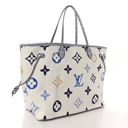 Louis Vuitton Monogram Canvas By The Pool Miami 2.0 Neverfull GM Blue 4 of 10