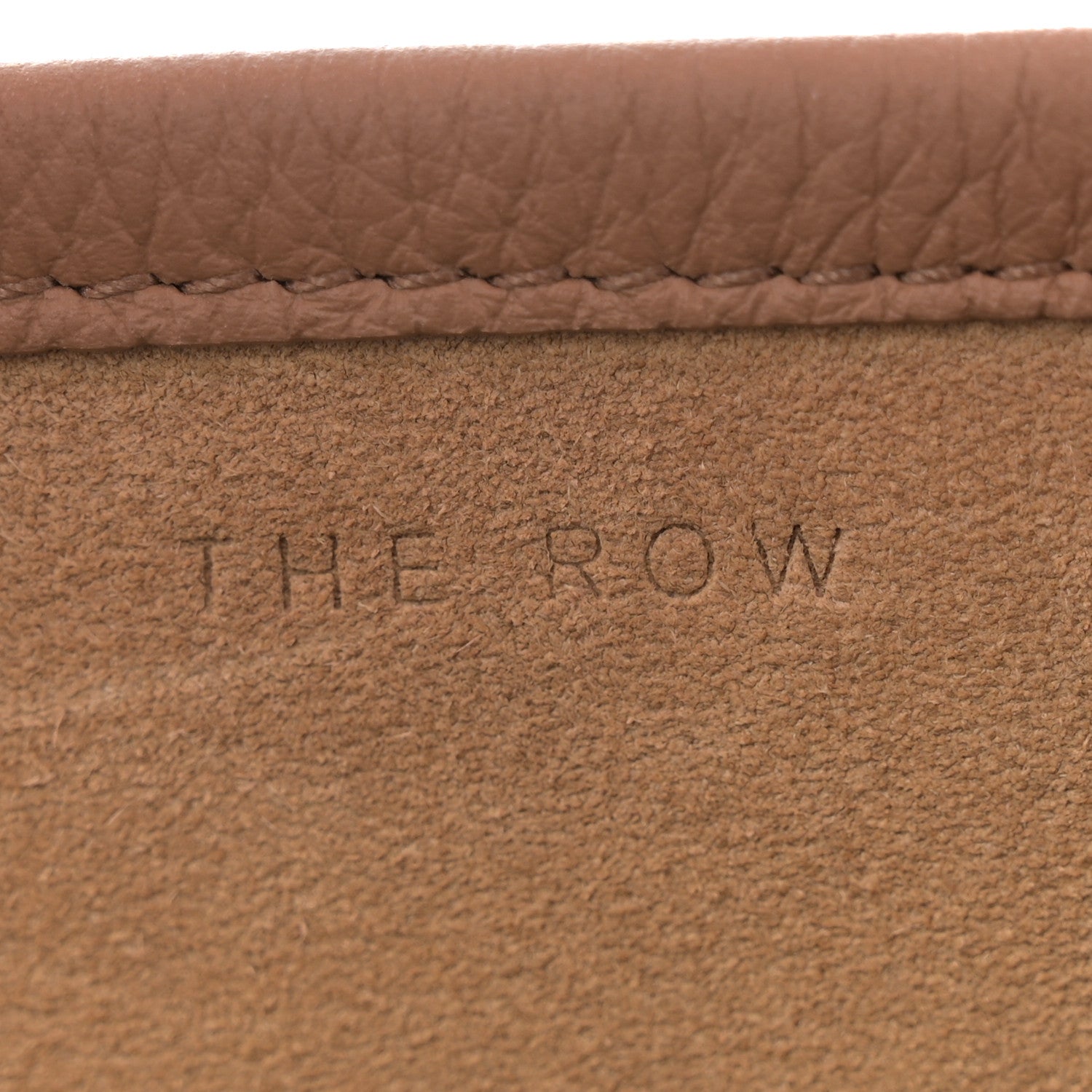 The Row Grained Calfskin Large N/S Park Tote Cinnamon 6 of 12